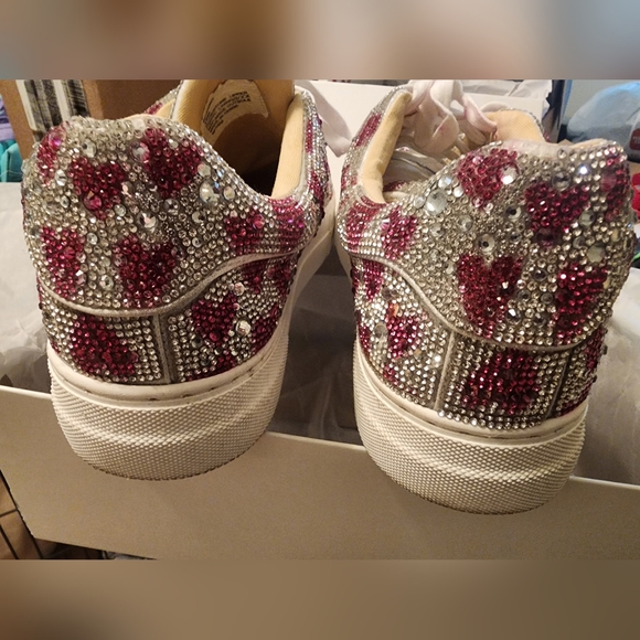 Betsey Johnson Rhinestone Shoes women's size 10 - Picture 6 of 10